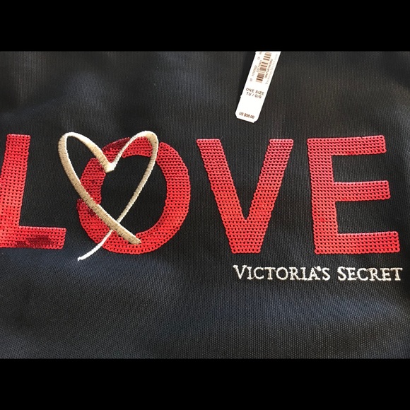NWT Victoria’s Secret LOVE Tote Bag - Picture 2 of 3